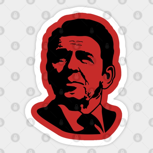 Reagan as Che Sticker by artbitz